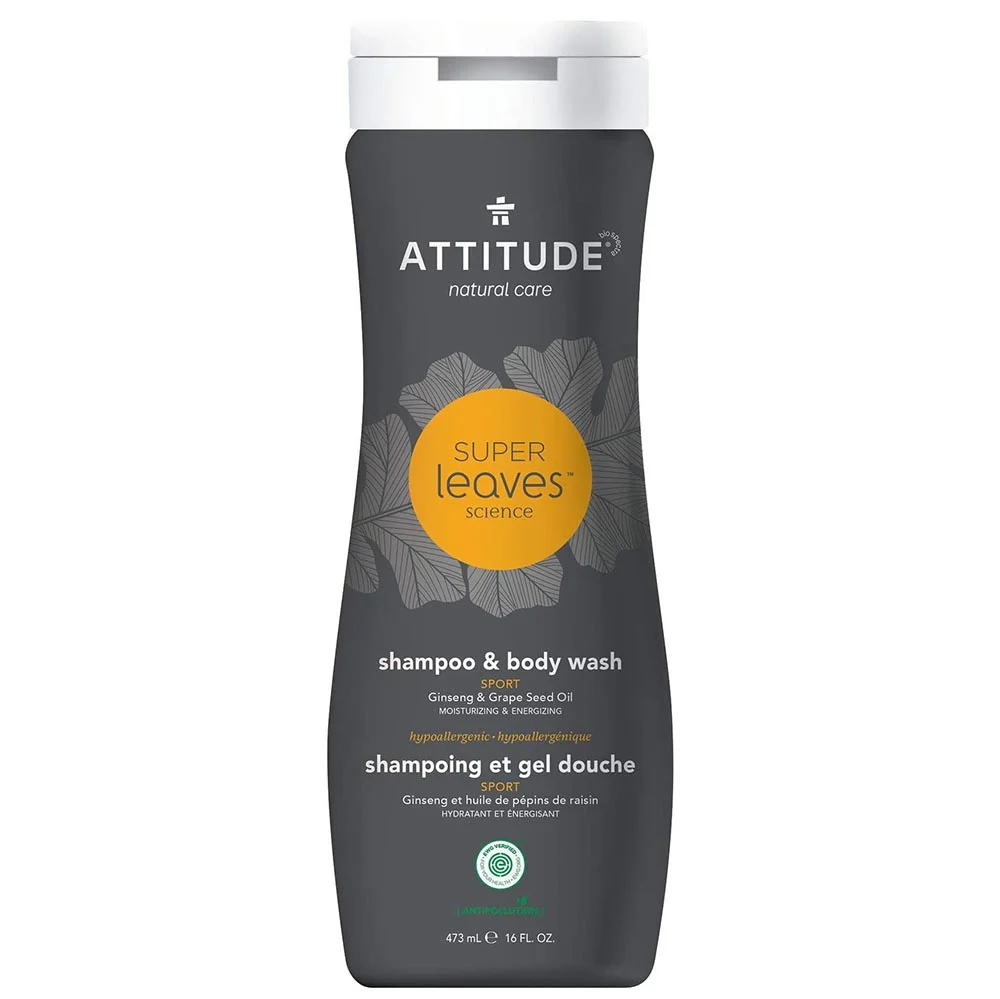 Super Leaves 2in1 Sport Shampoo & Body Wash - 473ml