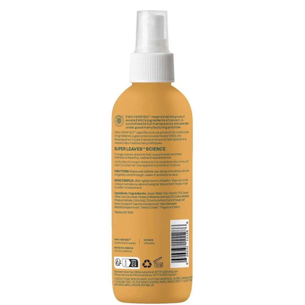 Super Leaves Orange Leaves Detangler Spray - 240ml - Image 5