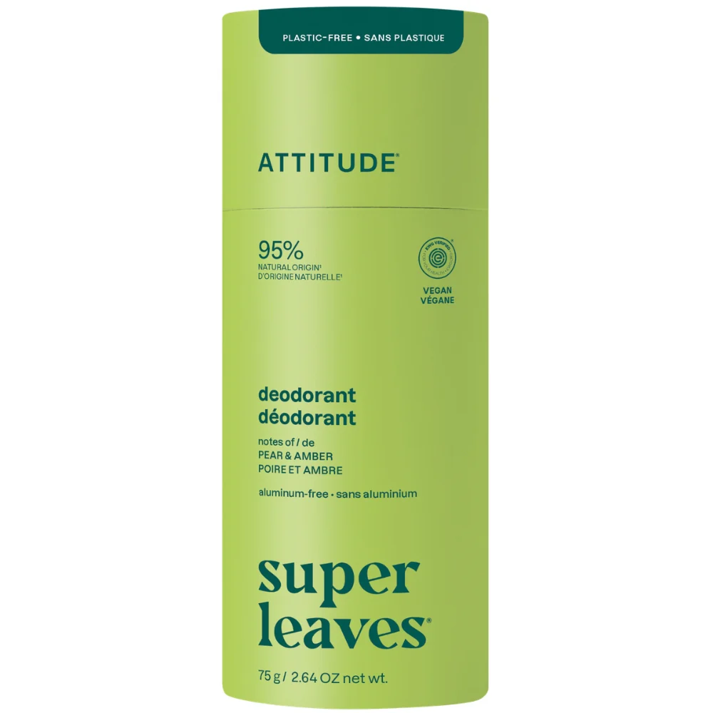 Super Leaves Natural Deodorant Pear & Amber - 75gr