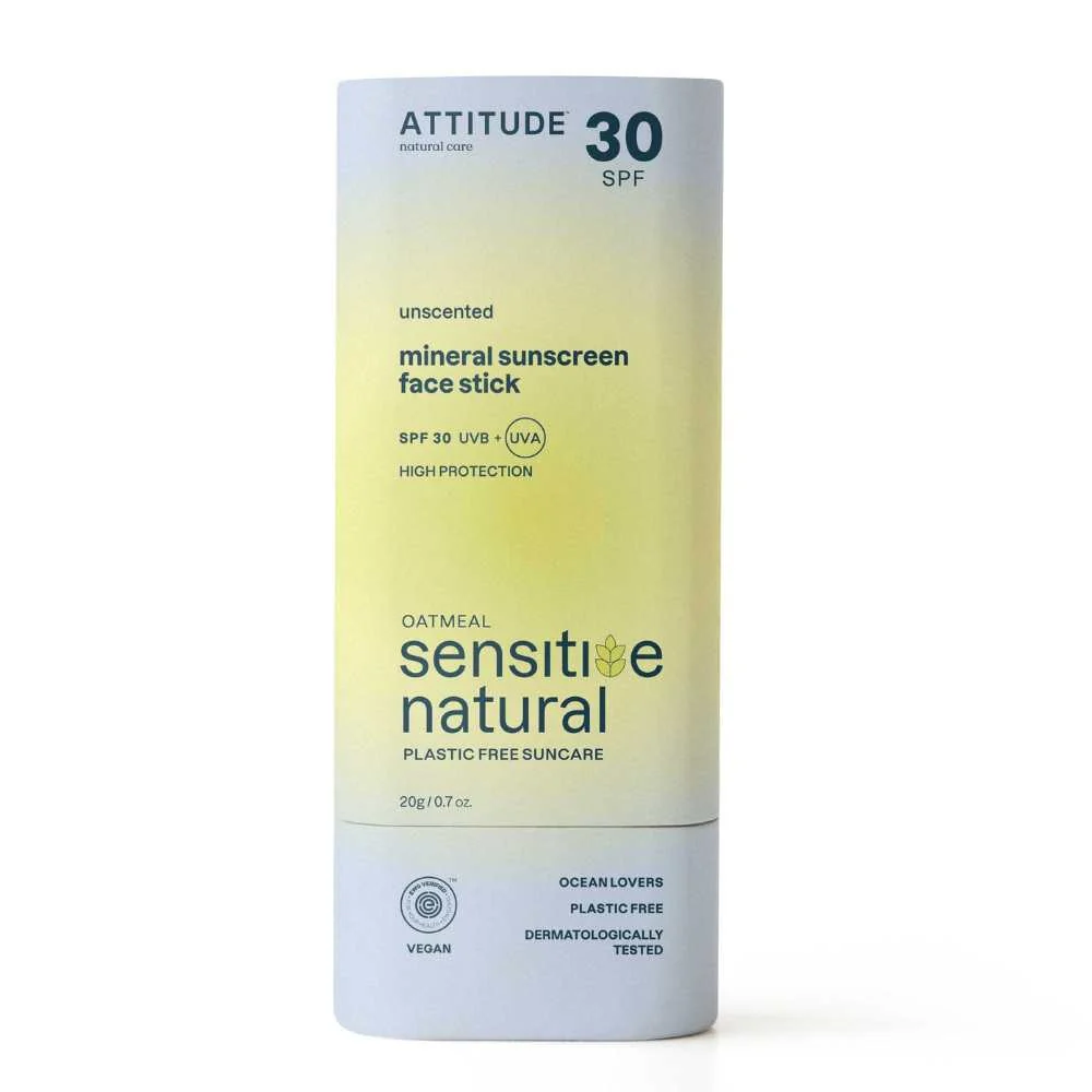 Sensitive Face Stick Mineral Sunscreen SPF30 Oat Geurloos - 20gr.