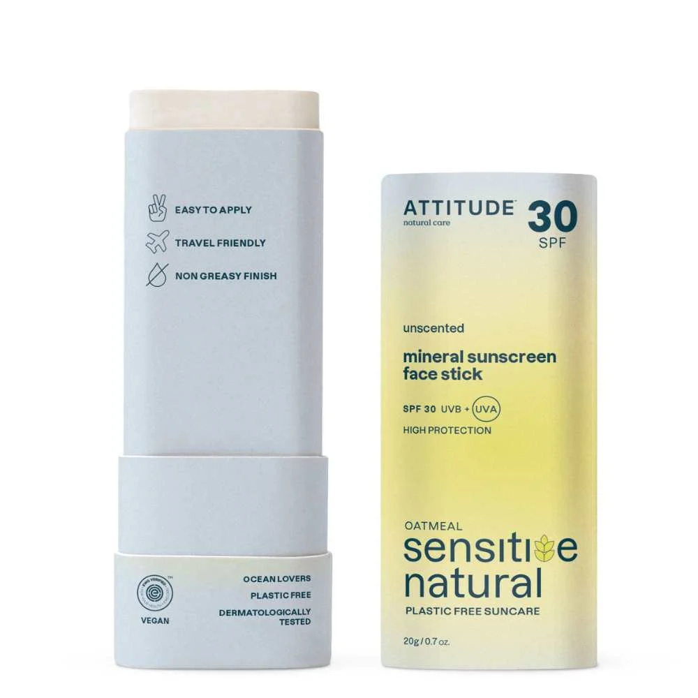 Sensitive Face Stick Mineral Sunscreen SPF30 Oat Geurloos - 20gr. - Image 3