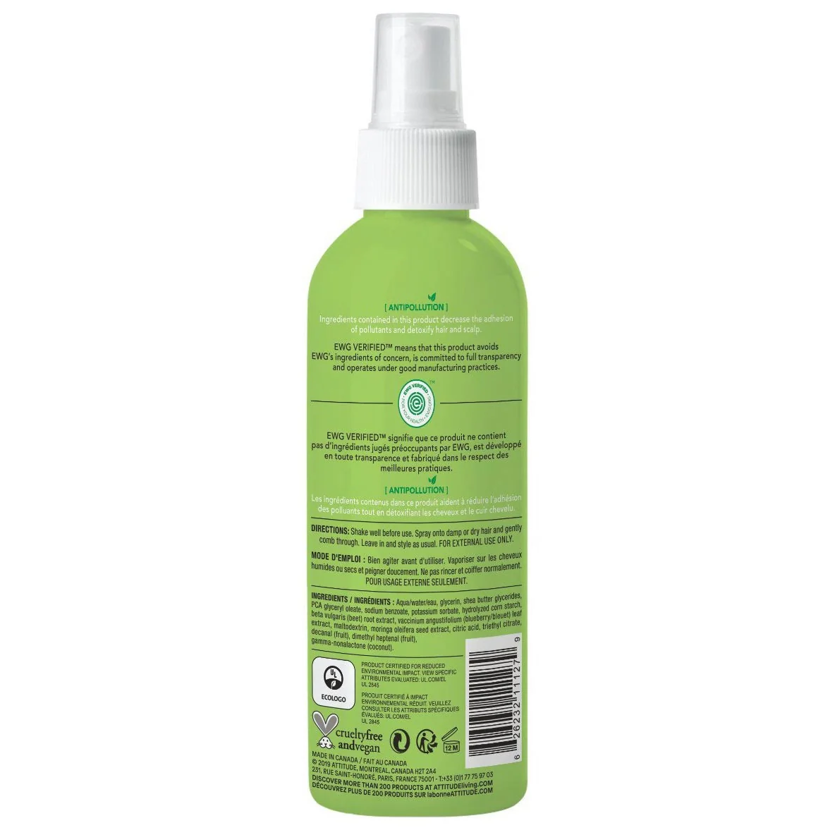 Little Leaves Watermelon Cocos Detangler Spray - 240ml - Image 2
