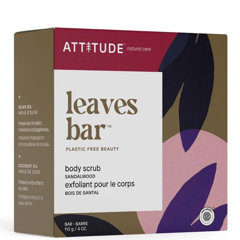 Leaves Bar Plasticvrije Body Scrub Sandalwood - 113gr