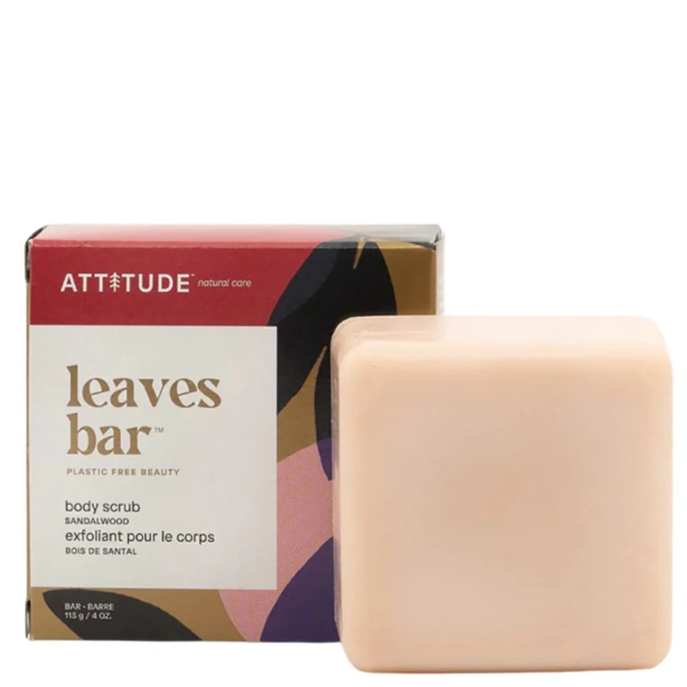 Leaves Bar Plasticvrije Body Scrub Sandalwood - 113gr - Image 2