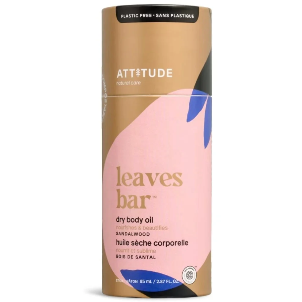 Leaves Bar Plasticvrije Dry Body Oil Stick Sandalwood - 85ml