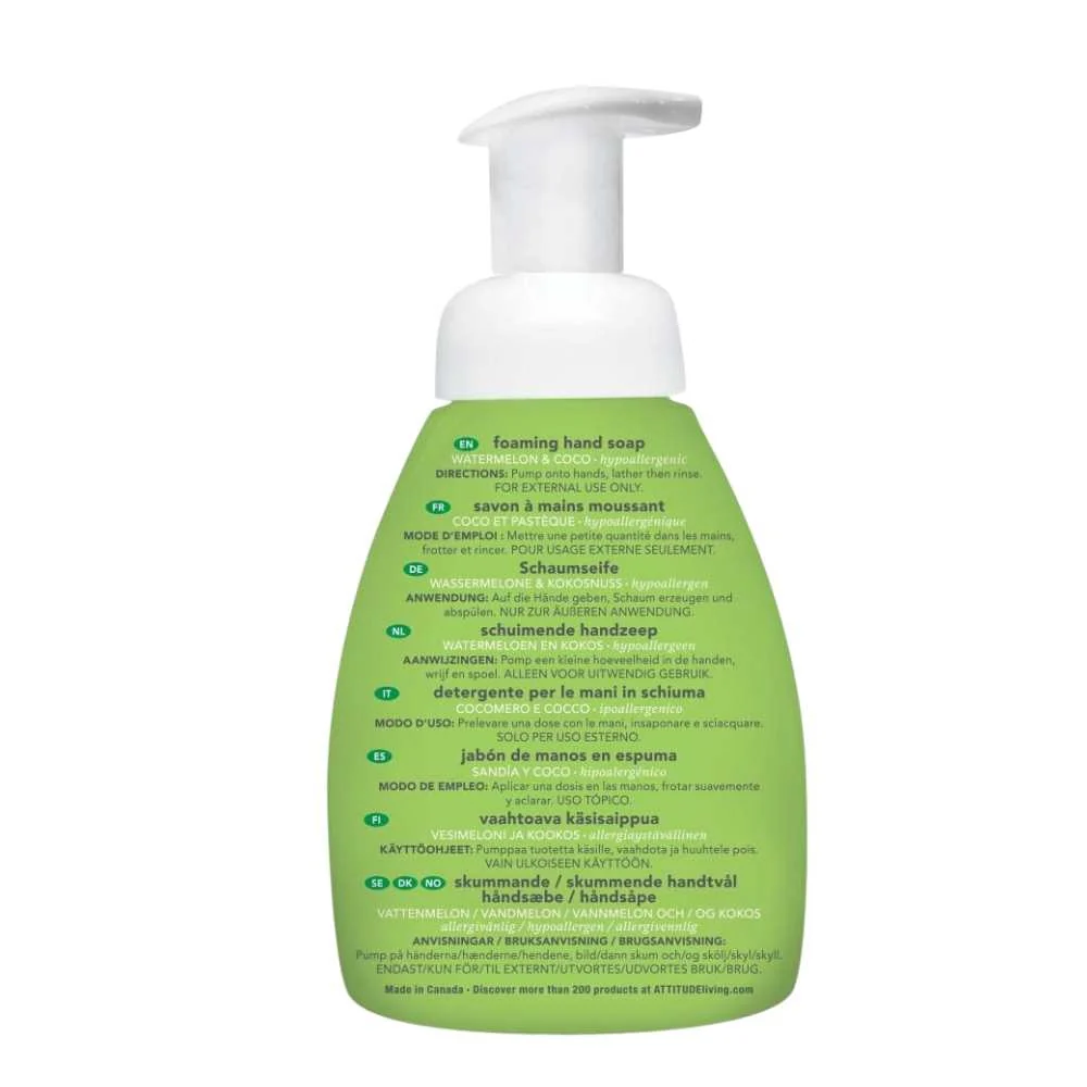 Little Leaves Schuimende Watermelon Cocos Handzeep - 295ml - Image 2