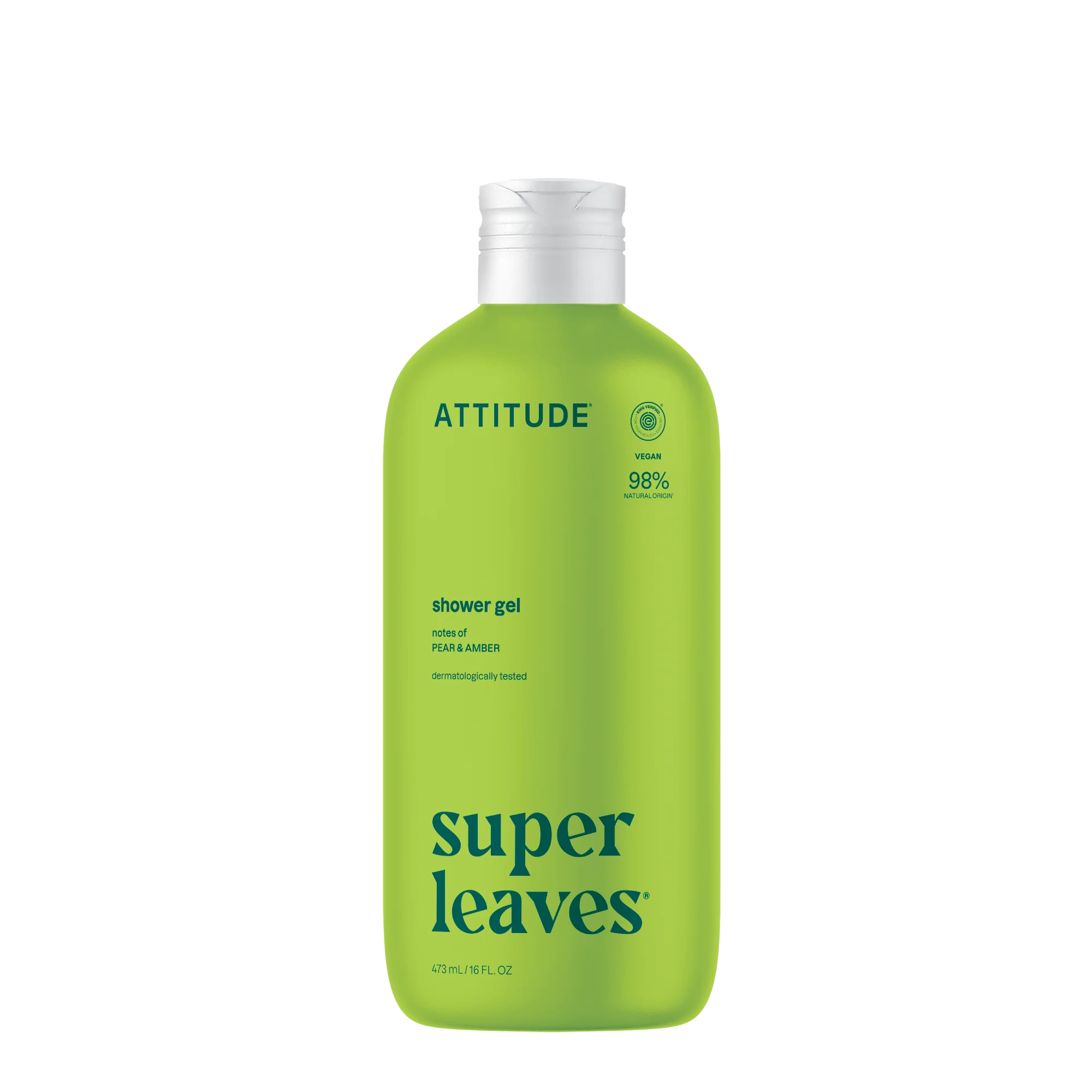 Super Leaves Shower Gel Soothing Pear & Amber - 473ml