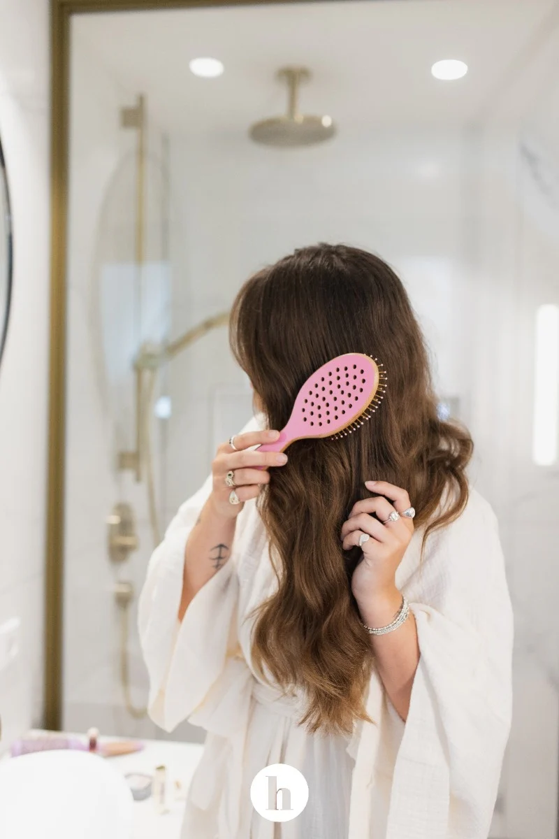 Detangler Pink Flamingo Hairbrush - Large - Image 6