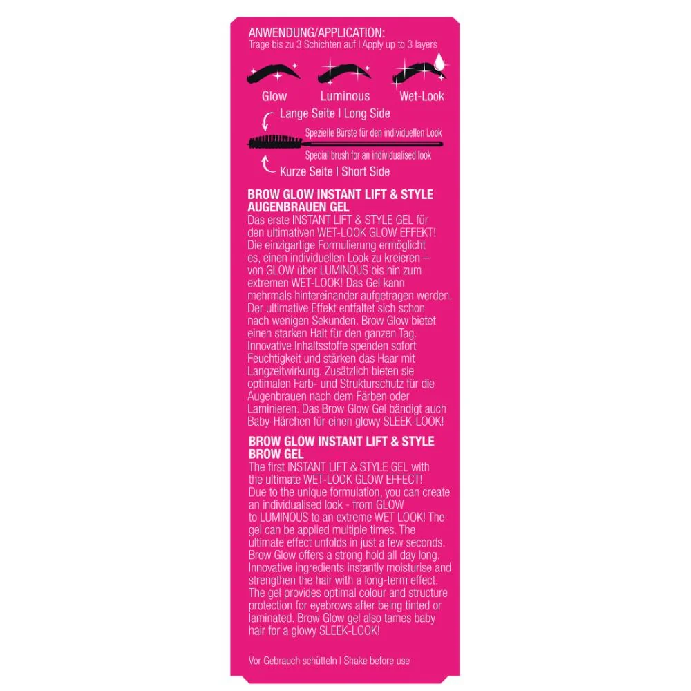 Brow Glow  Lift & Style Brow Gel - 14ml - Image 3