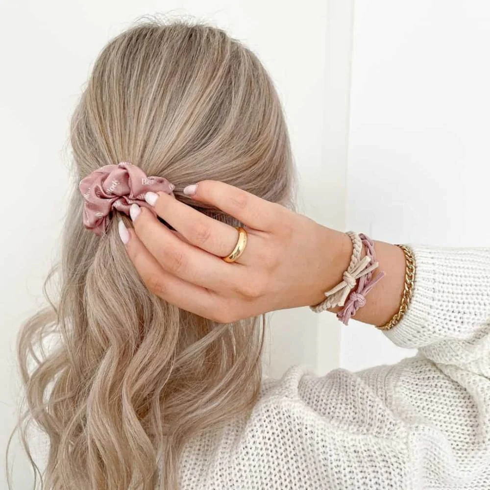 Haargummie Elastiek - Roze - Image 2