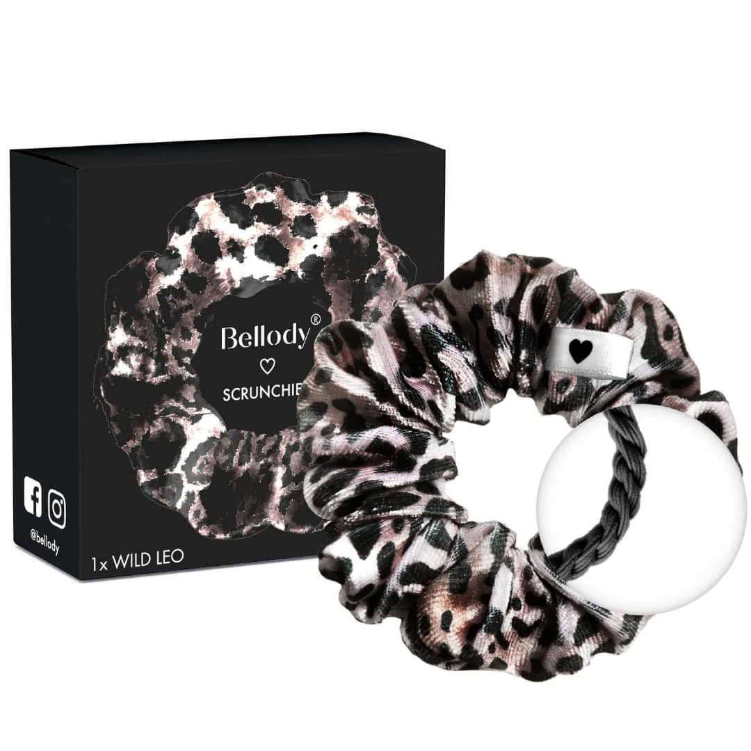 Scrunchie Haargummie - Luipaardprint