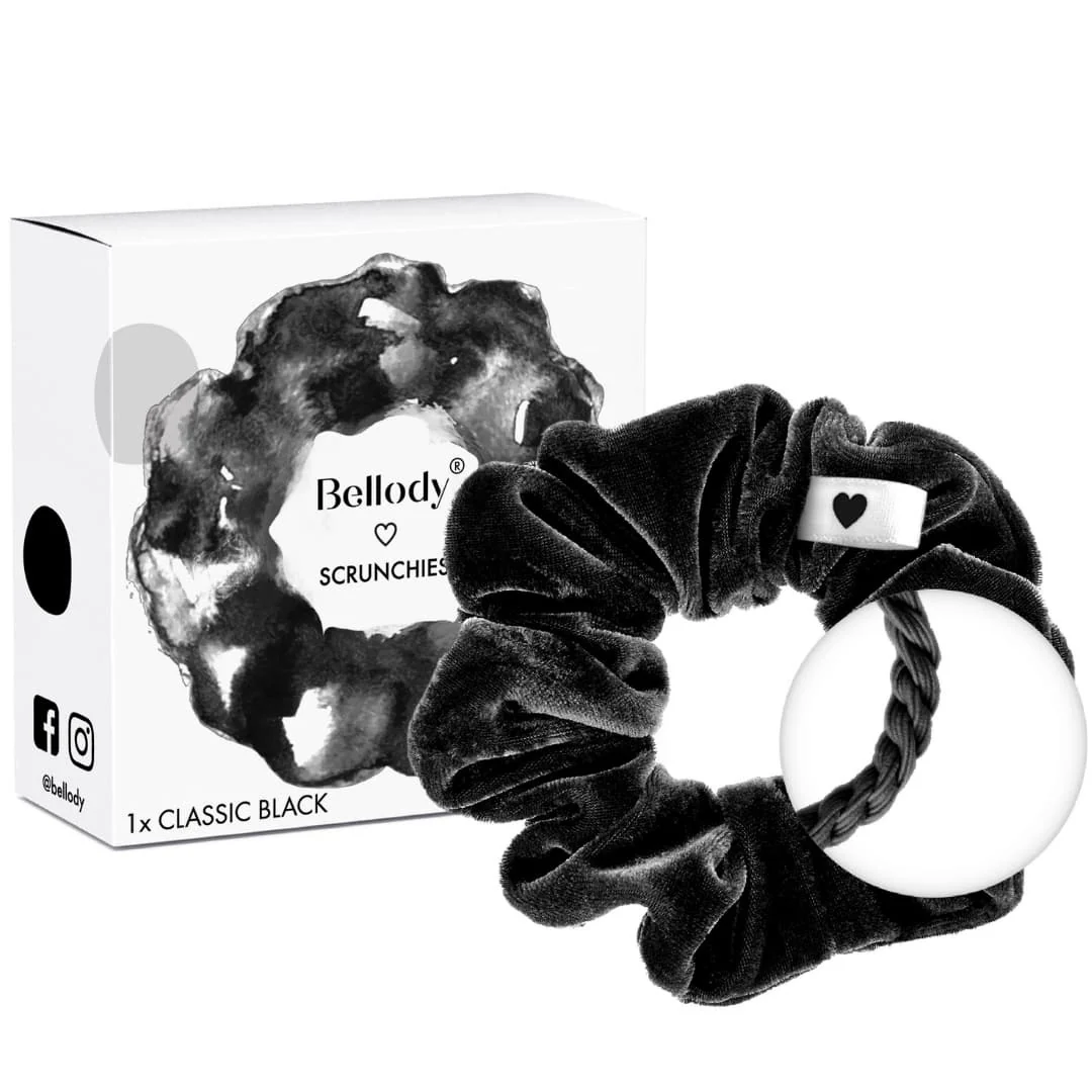 Scrunchie Haargummie - Classic Zwart