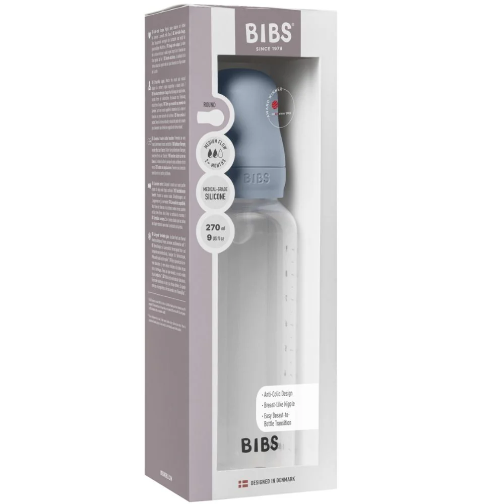 Baby Bottle Complete Set Siliconen Medium Flow  - 270ml - Image 3