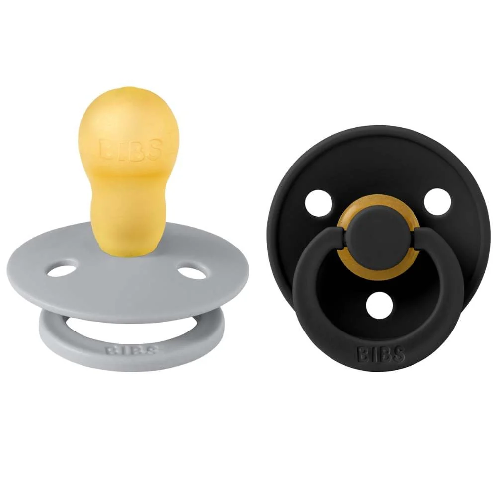 Colour 2 Pack - Cloud/Black - Maat 3 Spenen