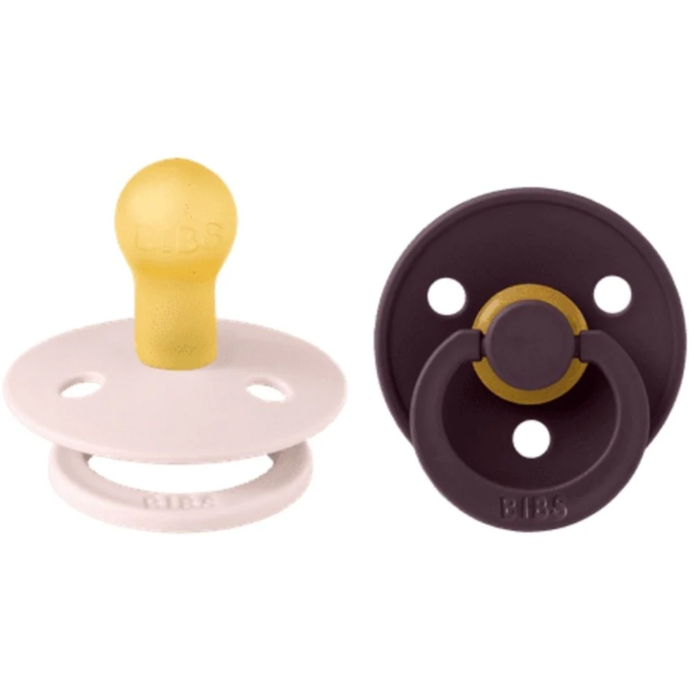 Colour Round Natural Rubber Petal/Plum - 2pcs - Image 4