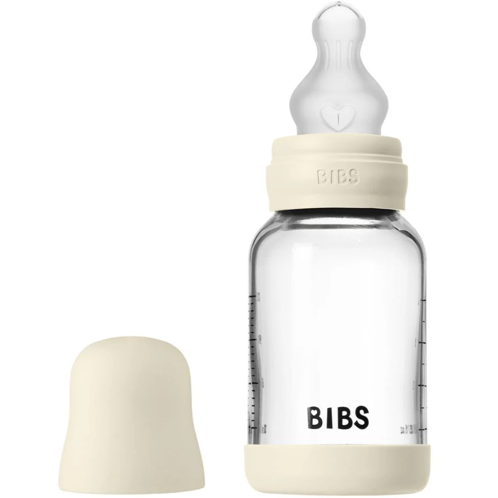 Glass Baby Bottle Siliconen  Slow Flow - 120 ml - Image 4