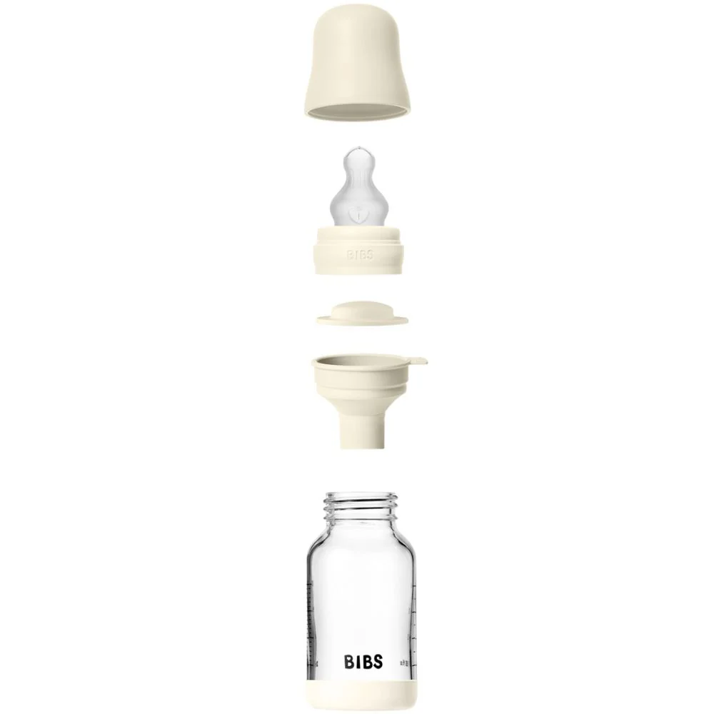Glass Baby Bottle Siliconen  Slow Flow - 120 ml - Image 5