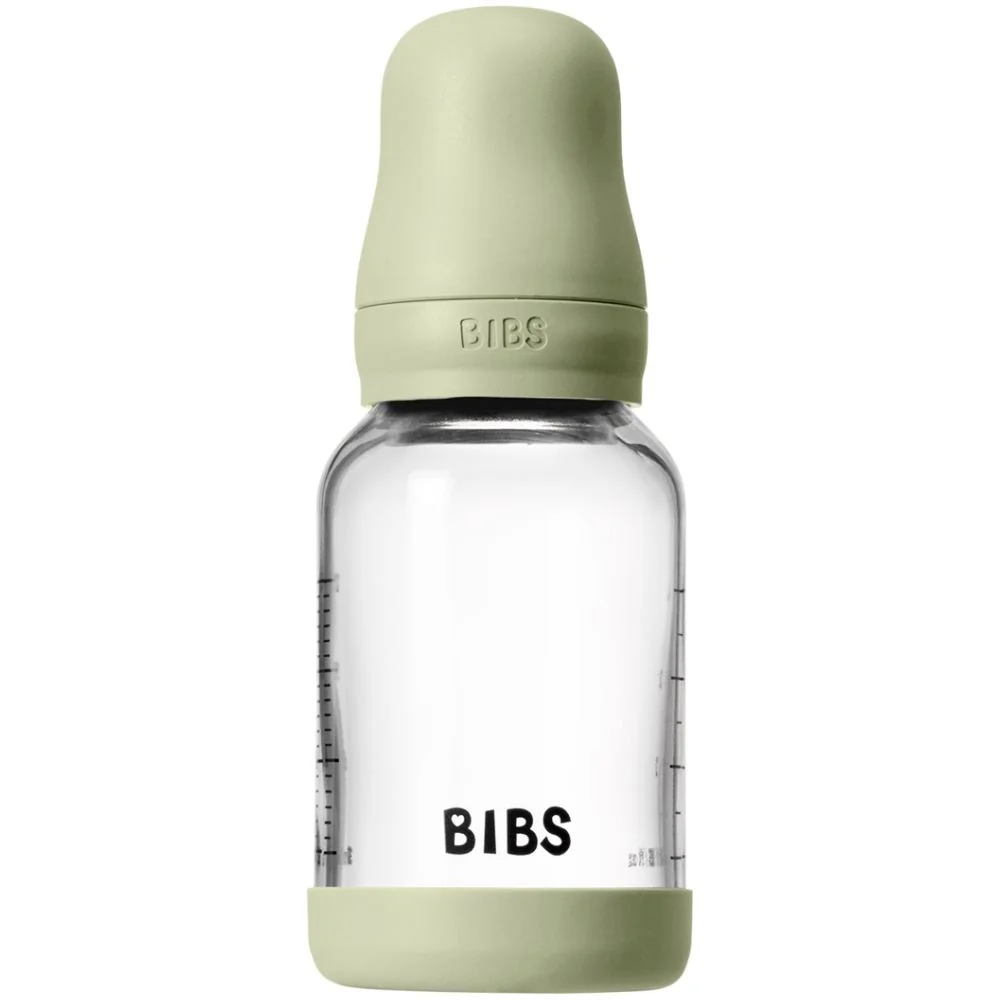 Glass Baby Bottle Latex Slow Flow - 120 ml - Image 8