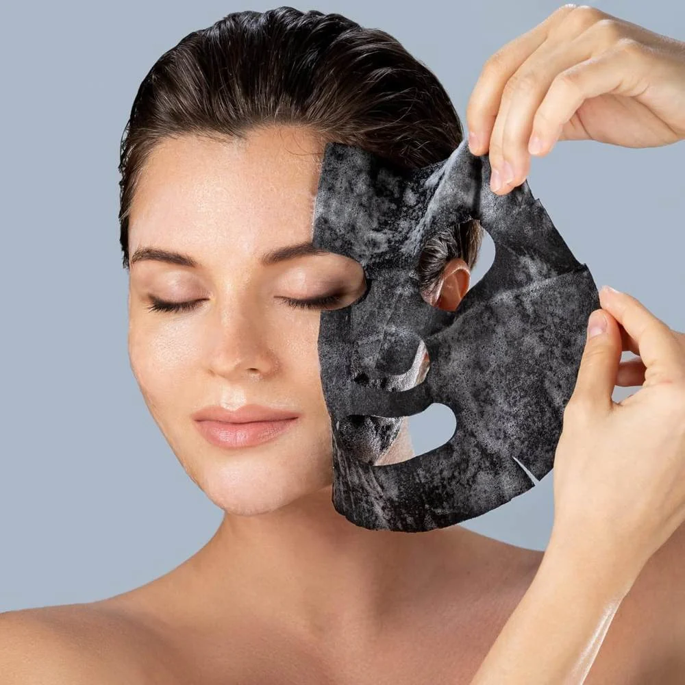 Charcoal Bubble Mask - 3pcs - Image 4