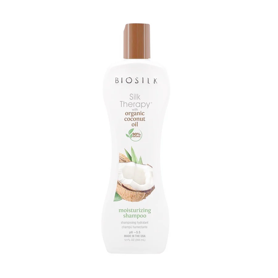 Organic Coconut Oil Moisturizing Shampoo - 355ml - Image 2