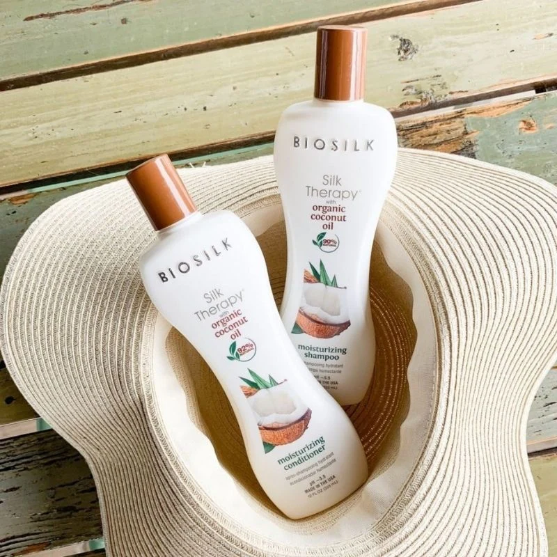 Organic Coconut Oil Moisturizing Shampoo - 355ml - Image 3