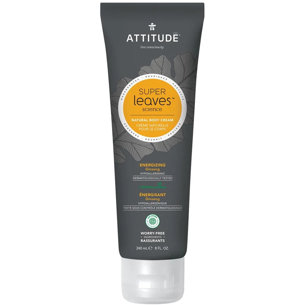 Super Leaves Energizing Ginseng Body Cream - 240ml
