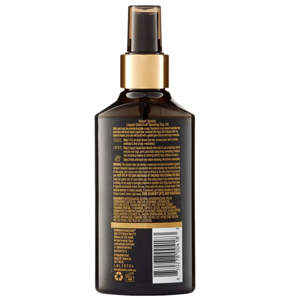 Liquid Gold Self Tanning Dry Oil - 150ml - Image 2