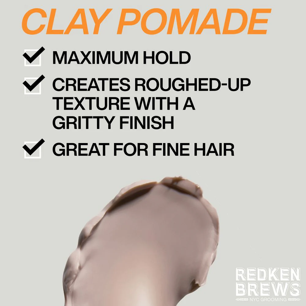 Brews Men's Clay Pomade - 100ml - Image 2