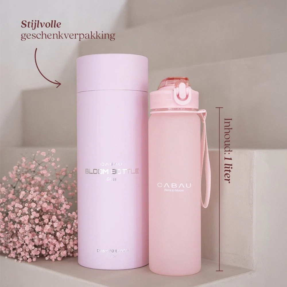 Bloom Glass Bottle - 1 Liter - Image 4