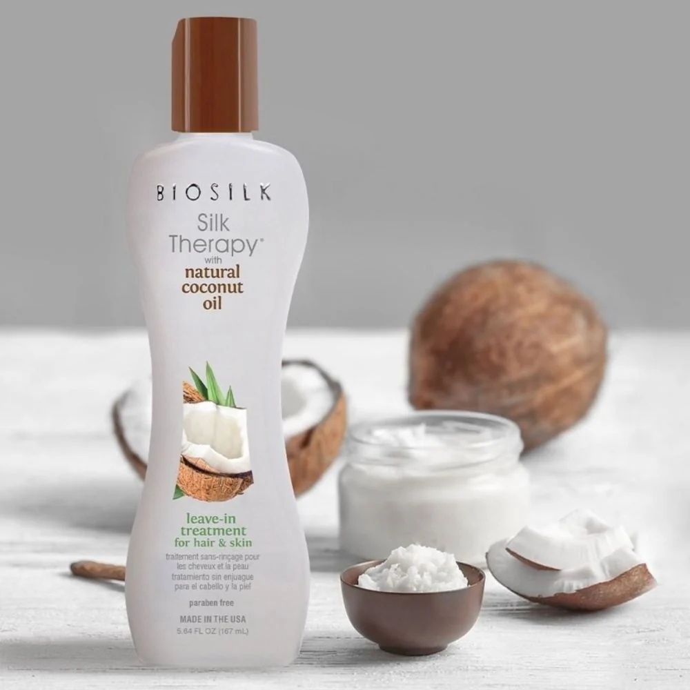 Organic Coconut Oil Leave-In Treatment Travelsize - Image 2