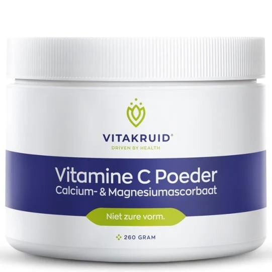 Vitamine C Poeder Calcium- & Magnesiumascorbaat - 260gr.