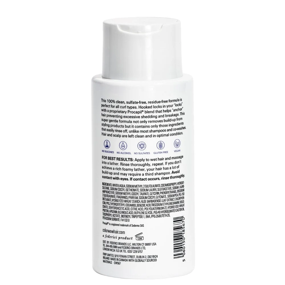 Curl WoW Hooked Root-Locking Clean Shampoo - 295ml - Image 2