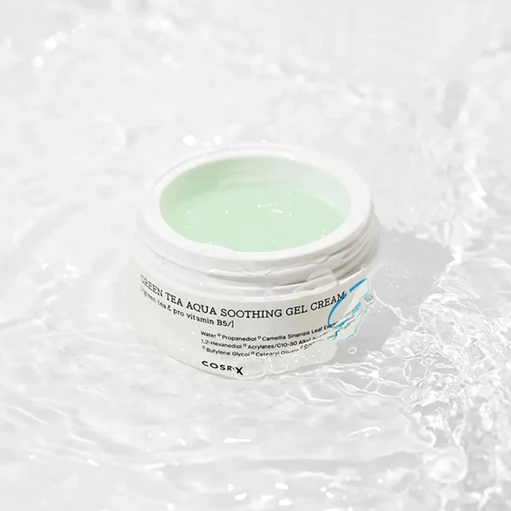 Green Tea Aqua Soothing Gel Cream - 50ml - Image 3