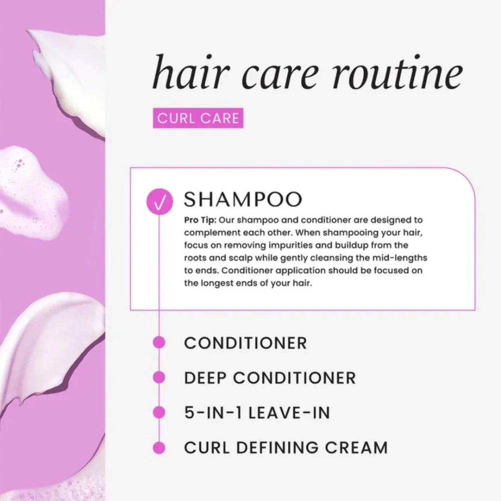 Curl Care Moisturizing Shampoo - 355ml - Image 3