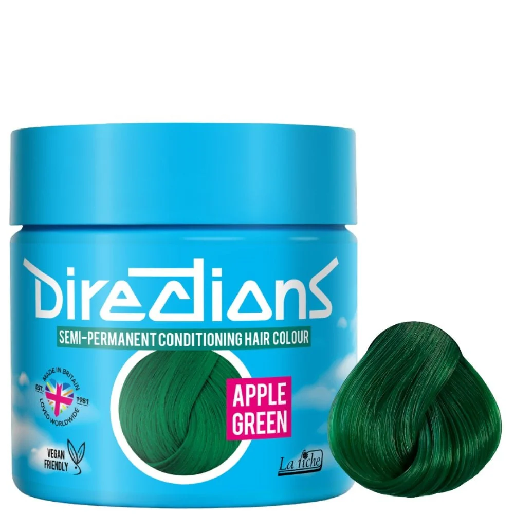 Directions Semi-Permanent Apple Green Color - 88ml