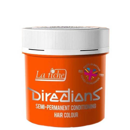 Directions Semi-Permanent Fluorescent Orange Color - 88ml - Image 2