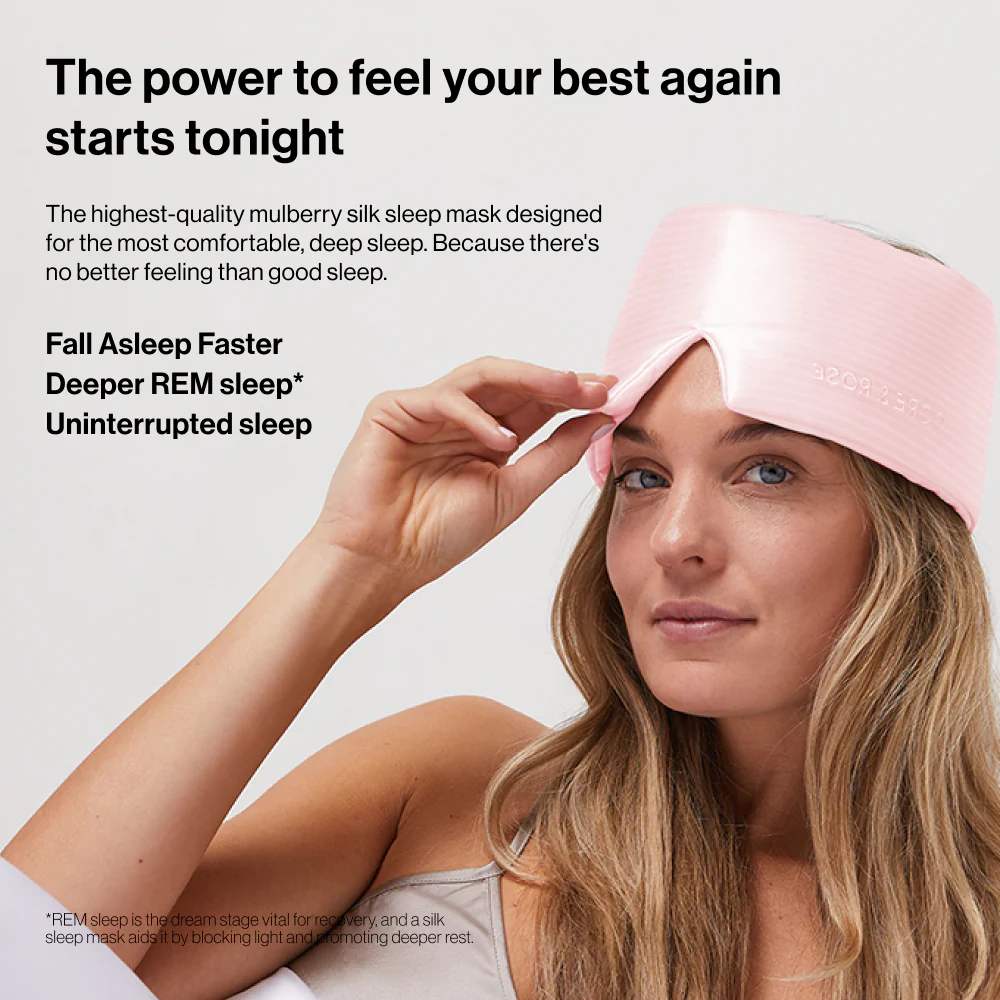 Deep Sleep Mask Stripe Pink - Image 4