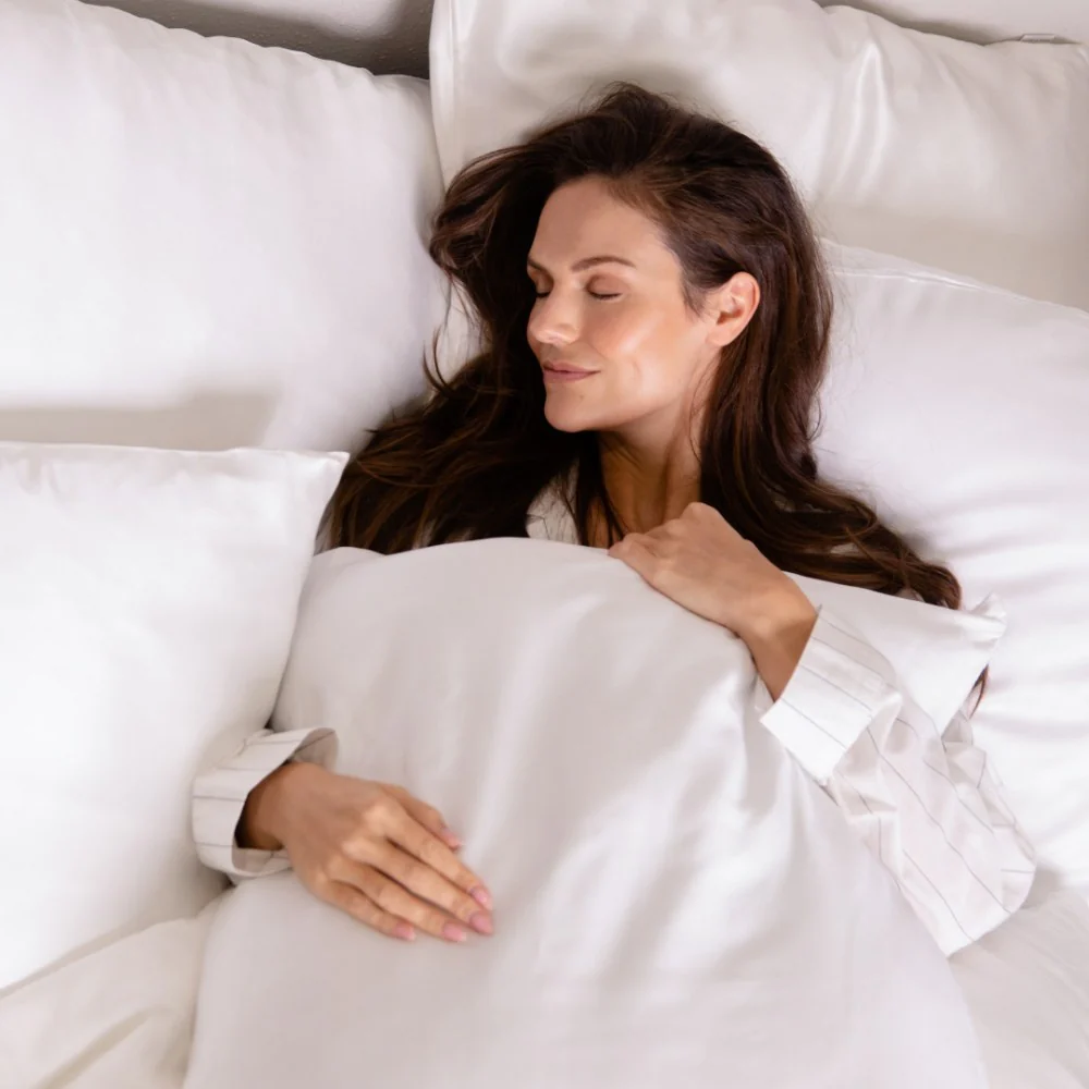 Premium Silk Pillowcase White - 60x70 - Image 4