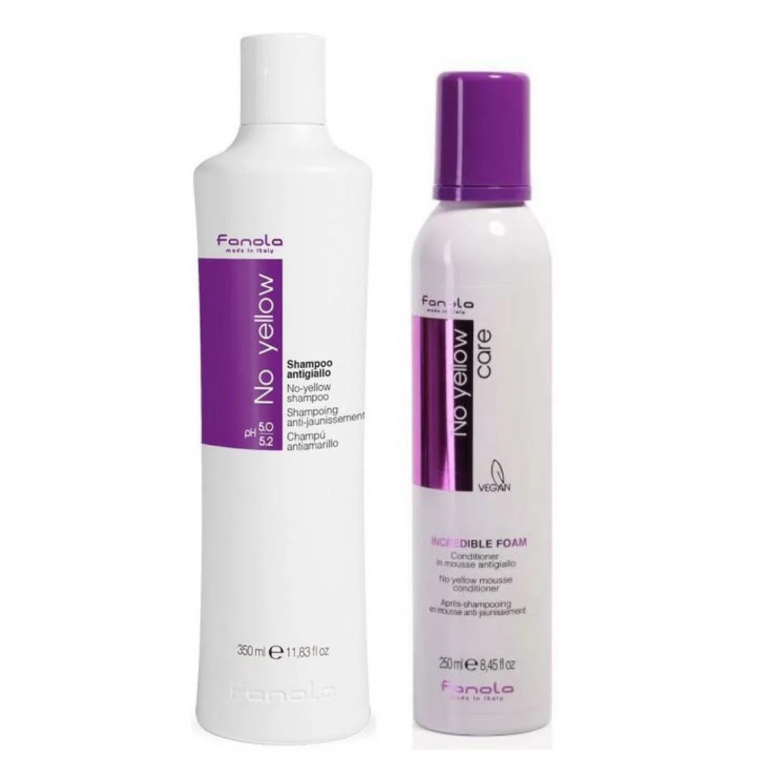 No Yellow Shampoo & Foam Set - 350+250ml