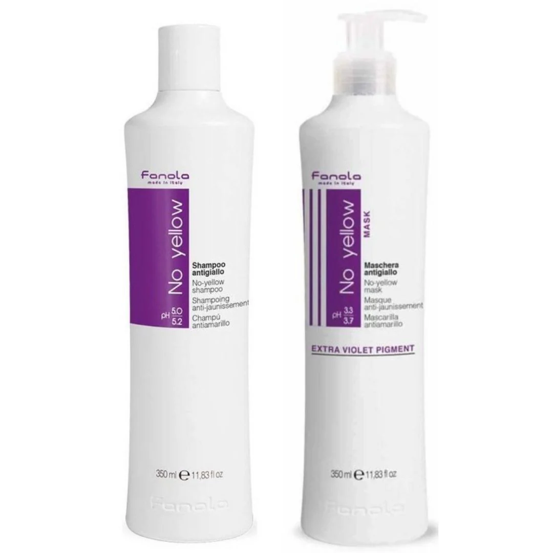 No Yellow Shampoo & Mask Set - 350+350ml