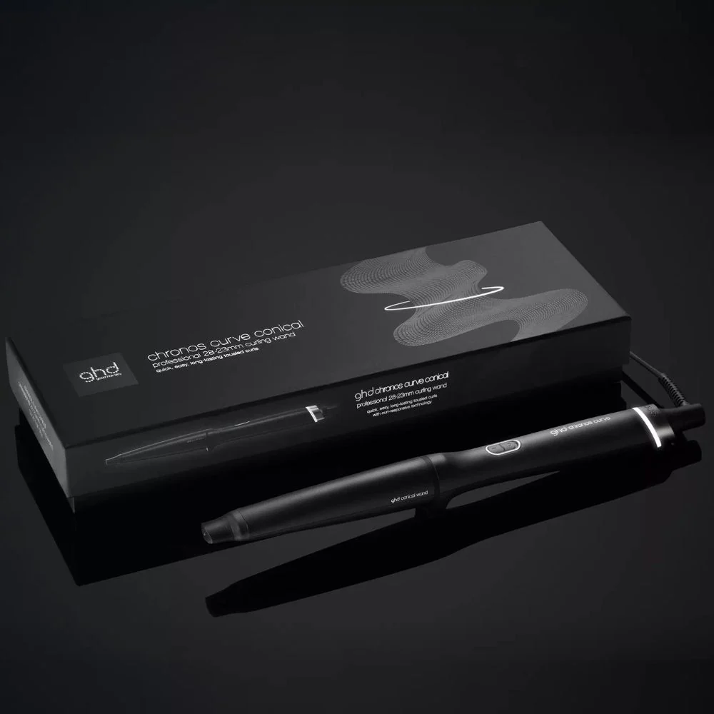 Chronos Curve Conical Wand Curling Iron - 28-23mm - Image 4