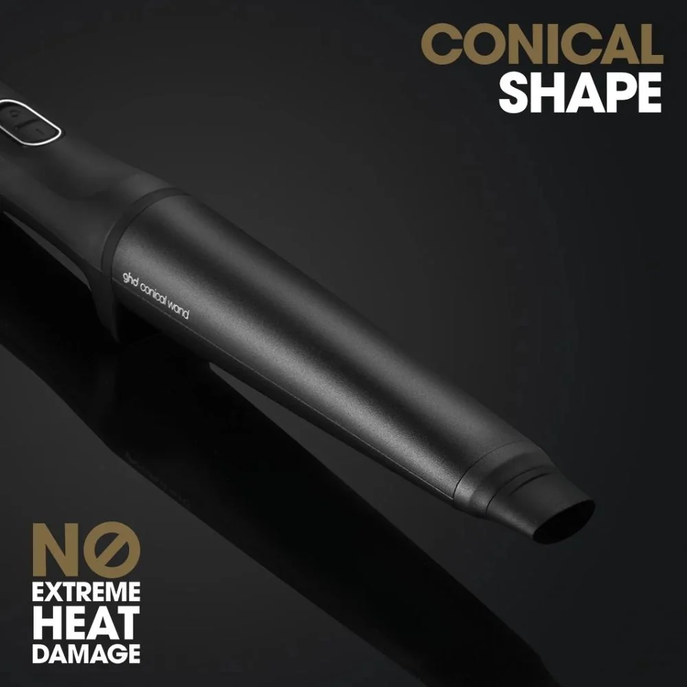 Chronos Curve Conical Wand Curling Iron - 28-23mm - Image 8