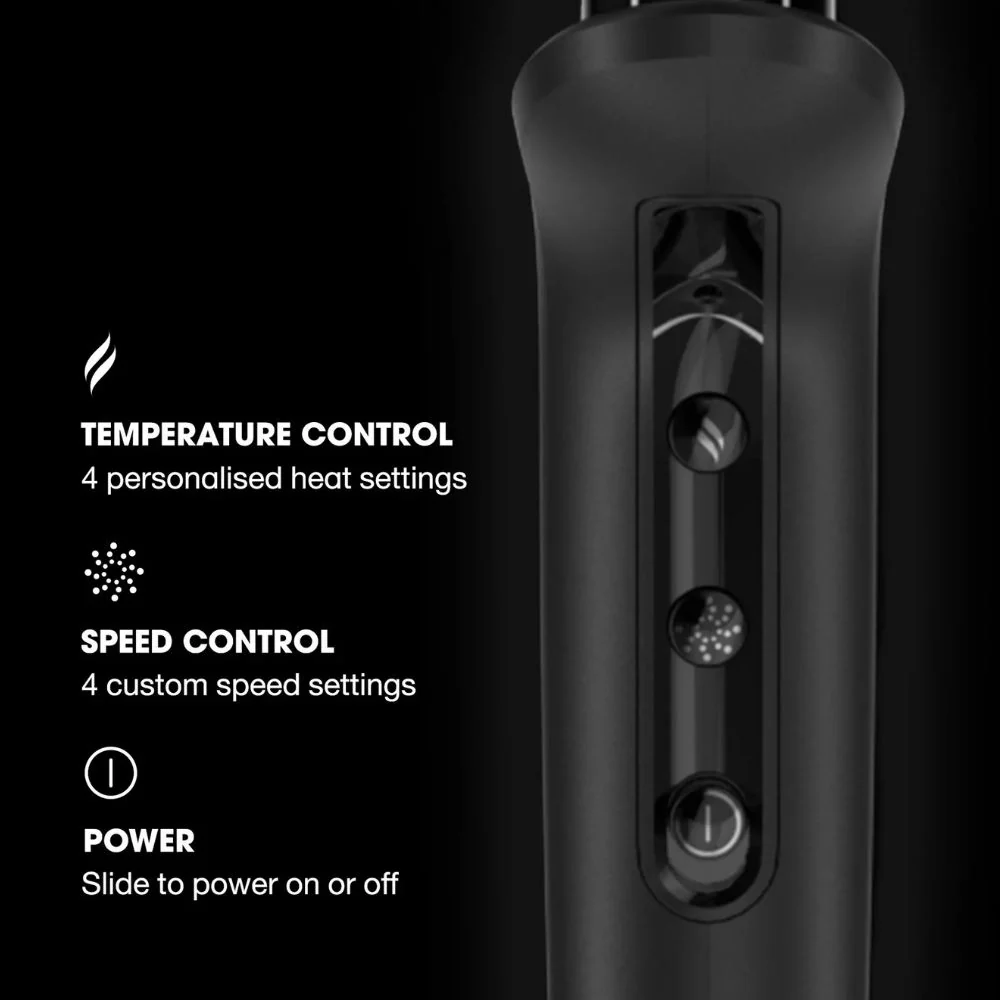 Professional Dual Air-Flow Hair Dryer - Matte Black - Image 7