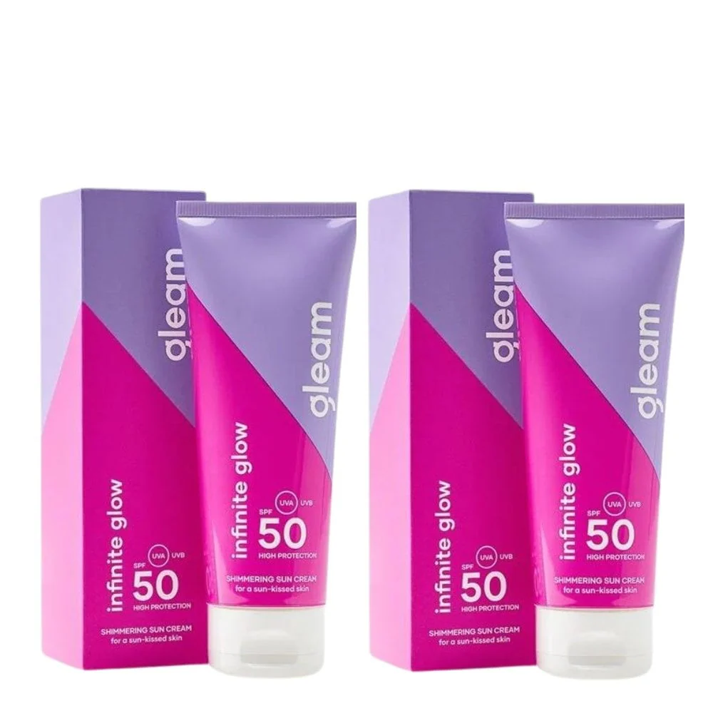 Glitter Zonnebrand SPF50 Voordeelverpakking - 2x100ml