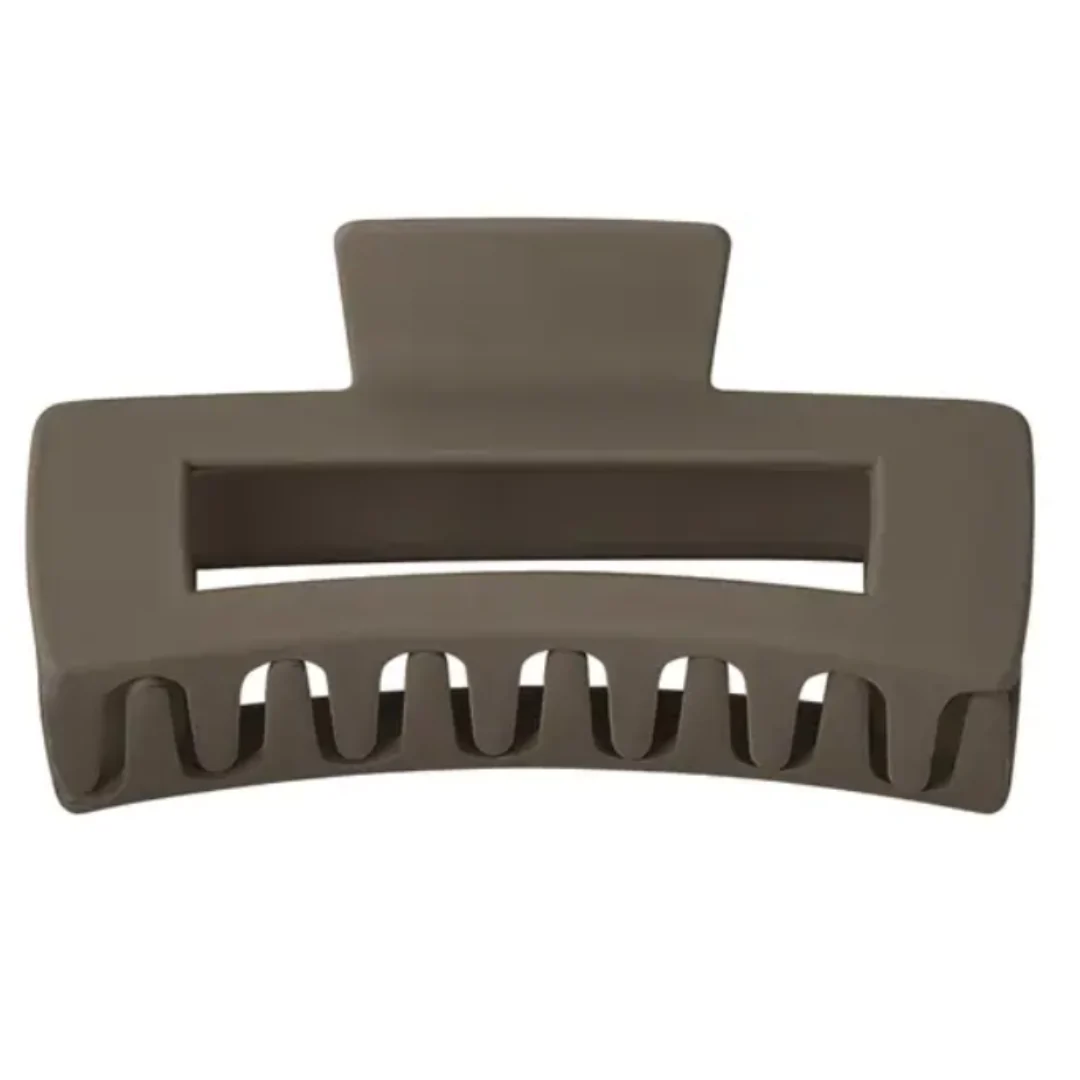 Hairclip Rechthoek Bruin