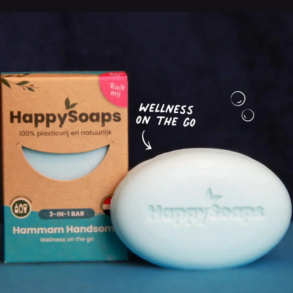 3-in-1 Hair, Body & Face Bar - Hammam Handsome - 70gr - Image 3