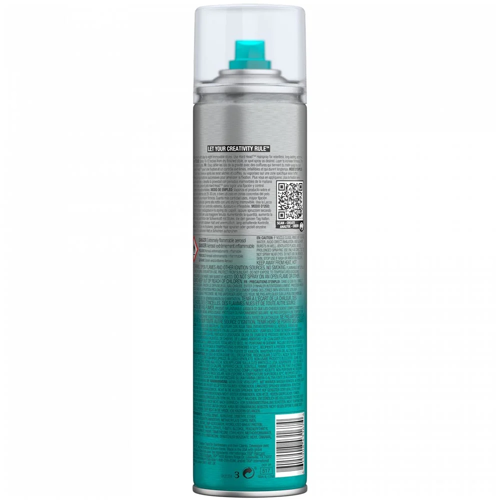 Bed Head Hard Head Extreme Hold Spray - Image 2