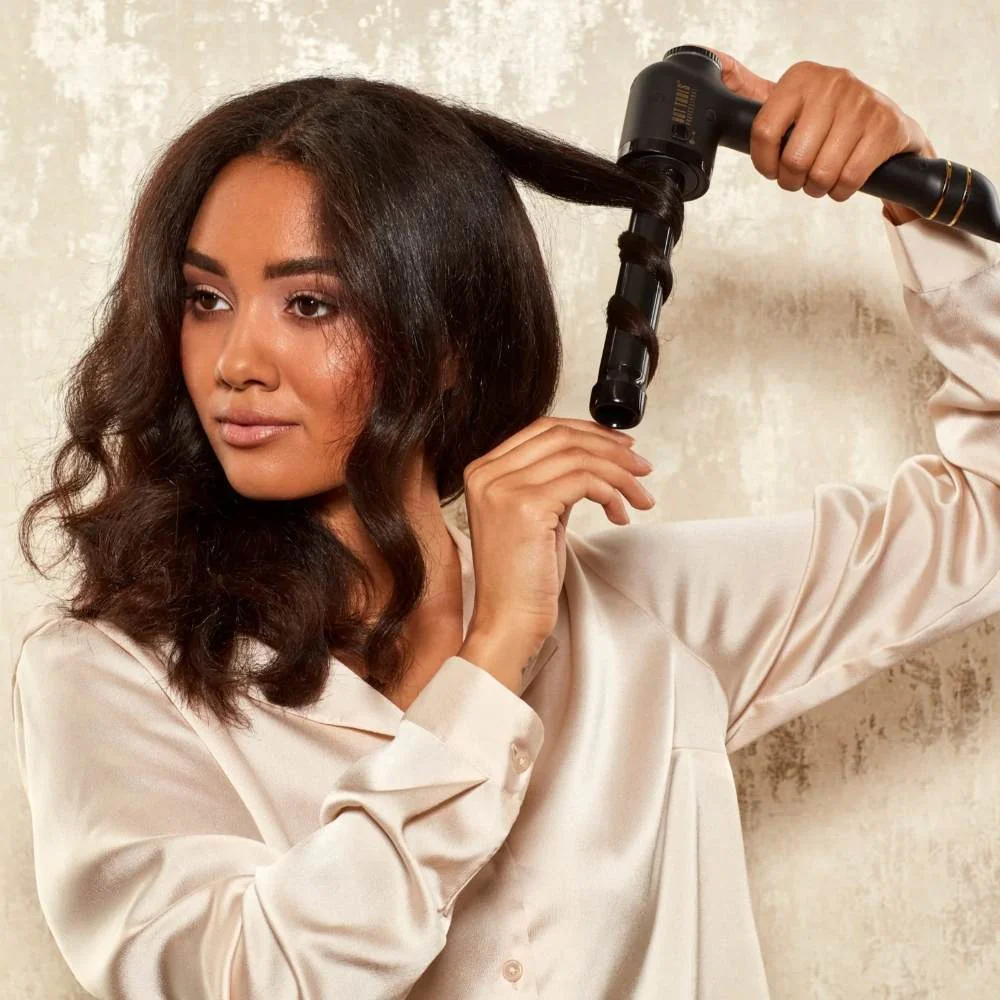 Professional Curl Bar Black Gold - 25mm - Image 2