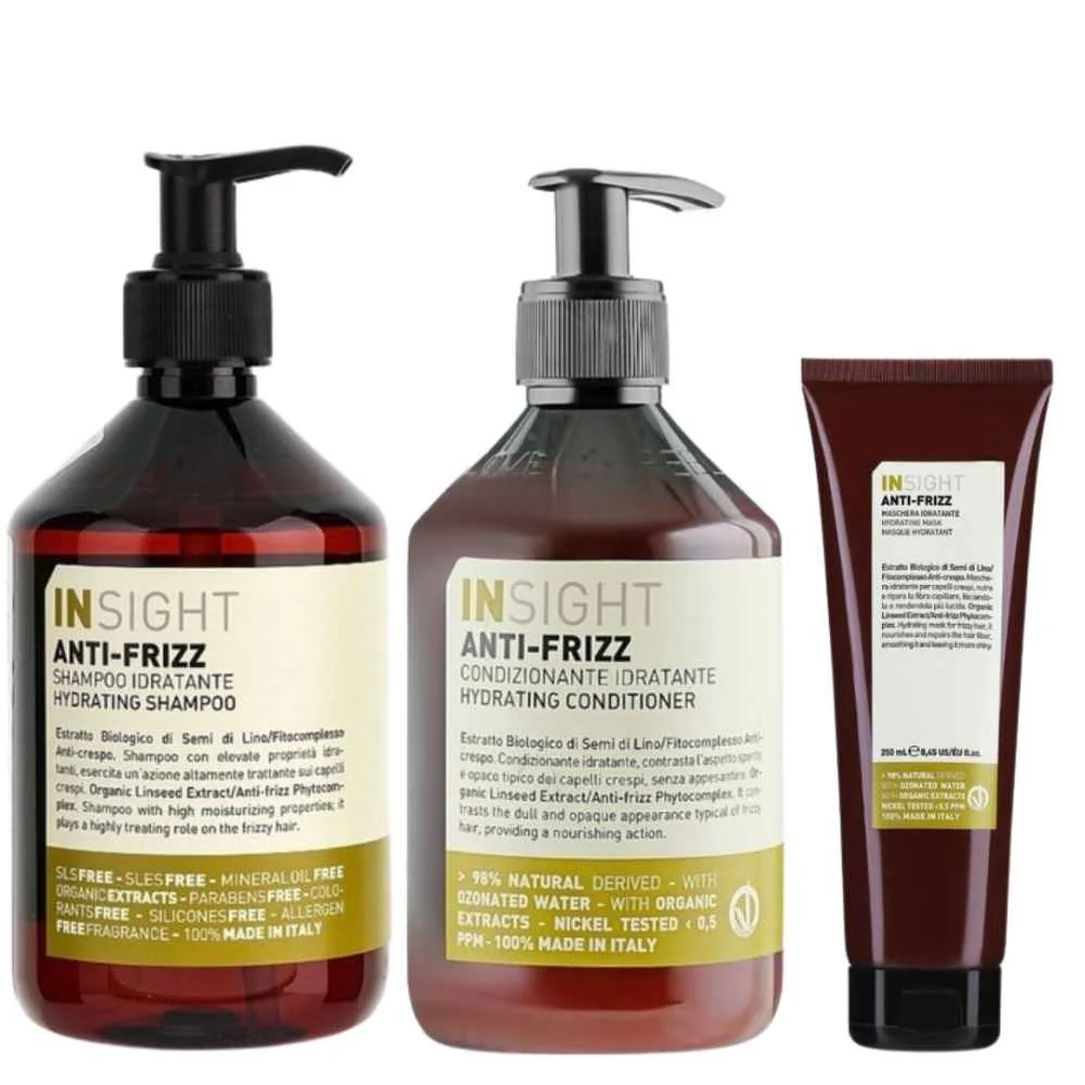 Anti-Frizz Hydrating Trio - 400 + 400 + 250ml