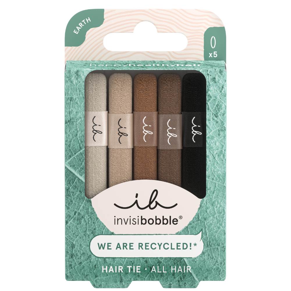 Hair Tie Mocha 5pc